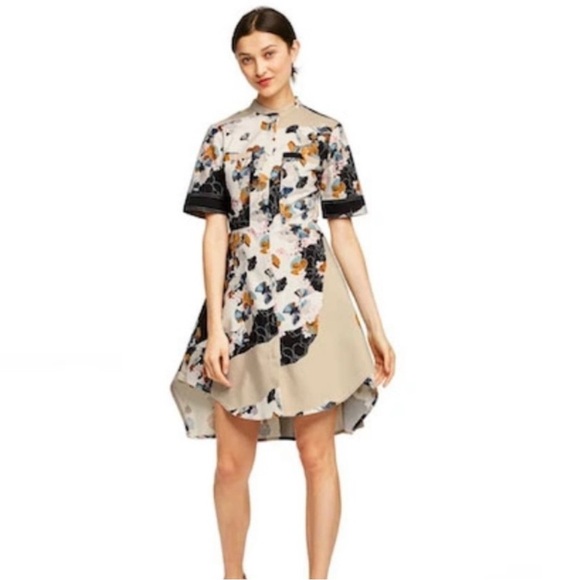 3.1 Phillip Lim for Target Woven Shirt Dress in Paper Floral Print - Picture 4 of 9